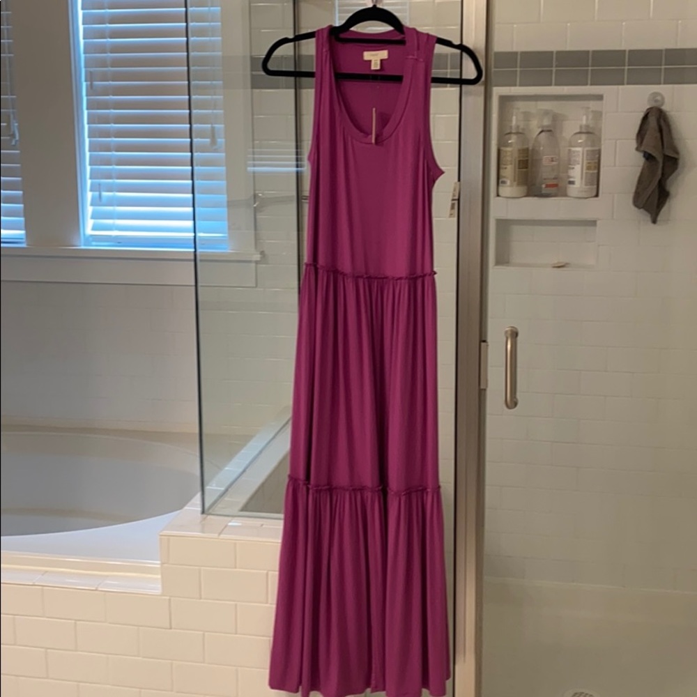 Cupio Blush Tiered Maxi Dress